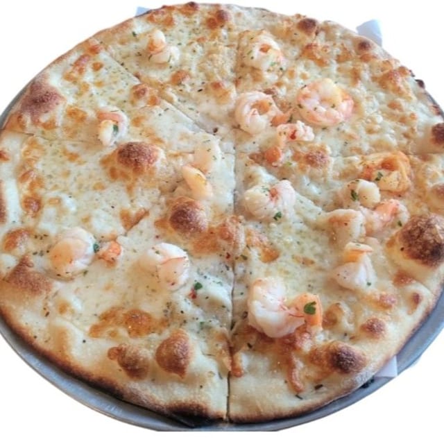 White Shrimp Pizza (Small).