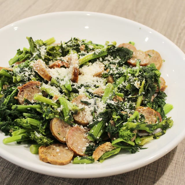 Broccoli Rabe & Sausage.