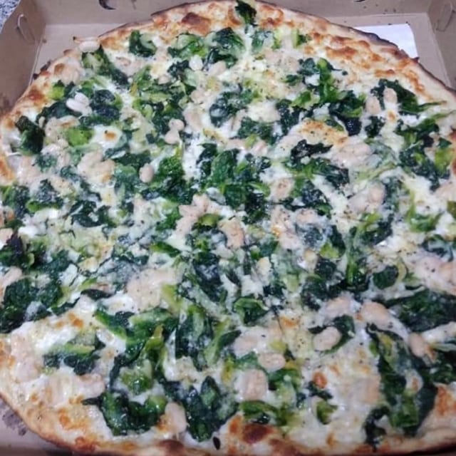 White Escarole & Beans Pizza (Small).